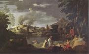 Nicolas Poussin Orpheus and Eurydice (mk05) oil